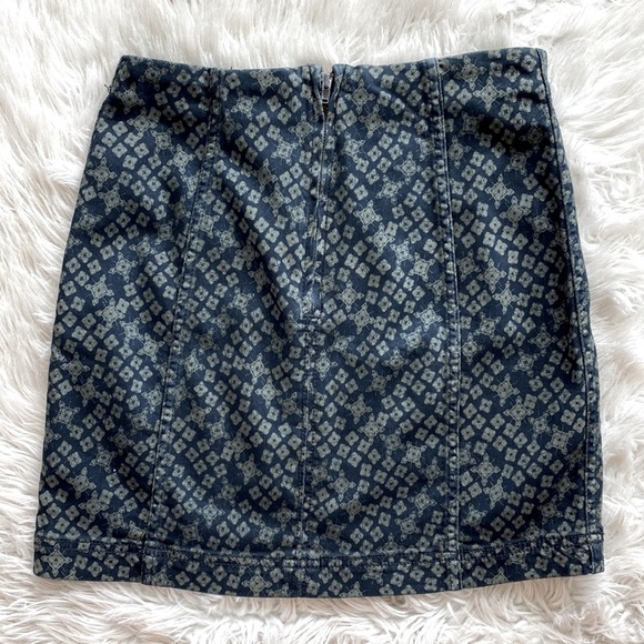 Free People Modern Femme Denim Mini in Indigo Combo - Picture 9 of 10